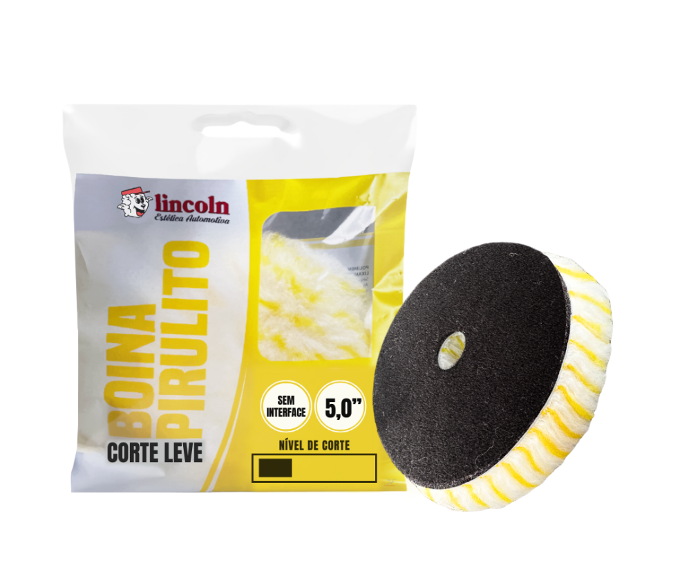 Boina Pirulito Lã SV Sem Interface – 5″ Corte Leve – LINCOLN