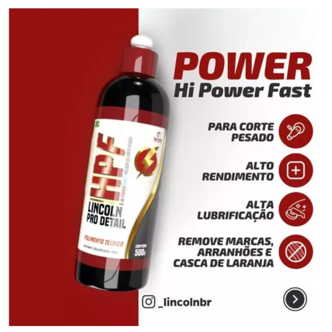 Hi Power Fast (HPF) – Pro Detail (500g) – LINCOLN
