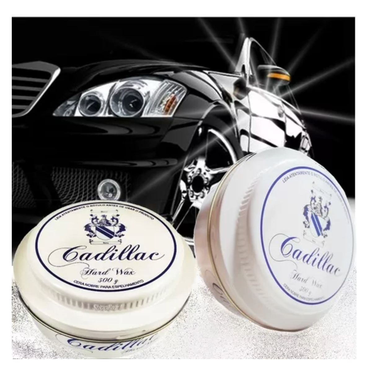 Hard Wax – Cera De Carnaúba Espelhamento (300g) – Cadillac