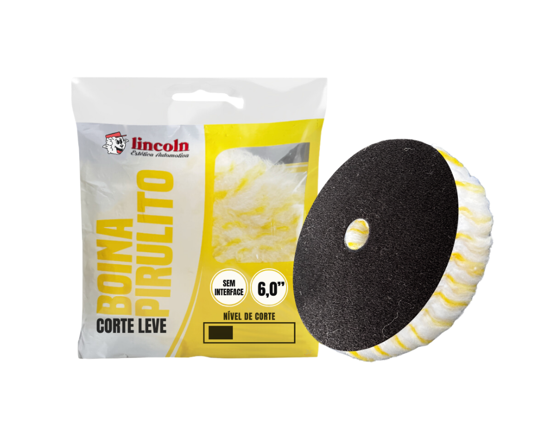 Boina Pirulito Lã SV Sem Interface – 6″ Corte Leve – LINCOLN