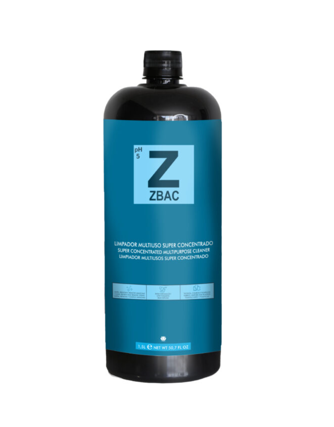 ZBAC Limpador Bactericida Concentrado (1,5L) – EASYTECH